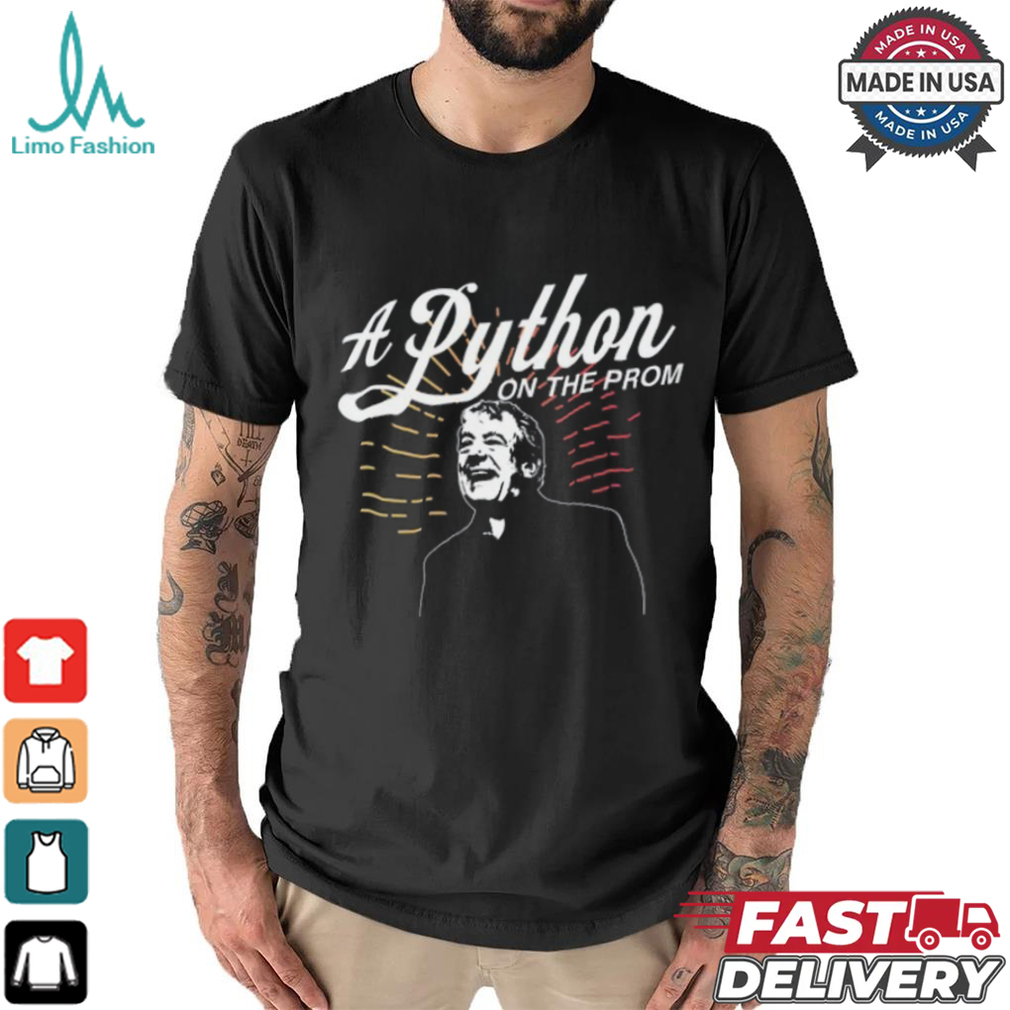 Terry Jones A Python On The Prom Tee shirt Terry Jones A Python On The Prom Tee shirt