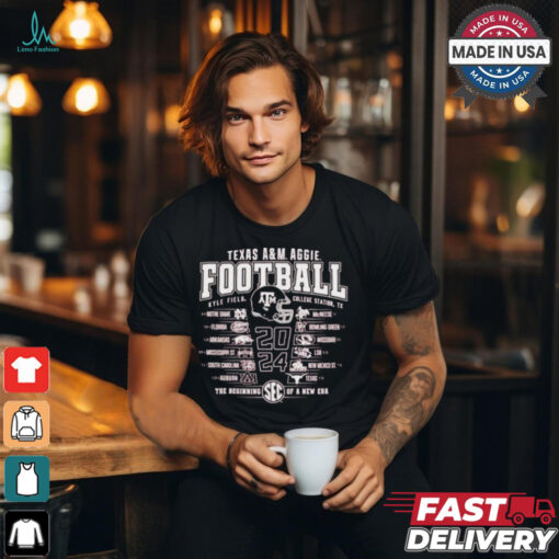 Texas A&M Aggies Football 2024 Schedule Shirt