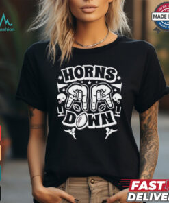 Texas A&M Aggies football horns down t shirt
