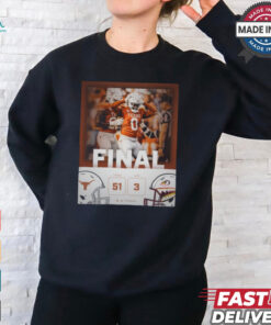 Texas Longhorn Win 51 3 ULM Football 2024 Gameday Final Score Shirt