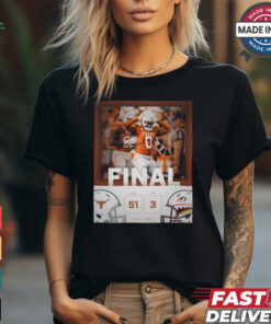 Texas Longhorn Win 51 3 ULM Football 2024 Gameday Final Score Shirt