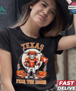 Texas Longhorns Football Fear The Horns Halloween shirt