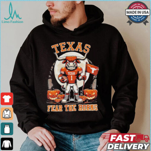 Texas Longhorns Football Fear The Horns Halloween shirt