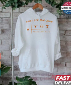 Texas Longhorns vs. Tennessee Football First SEC Game Matchup T Shirt