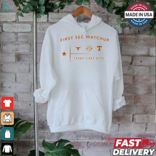 Texas Longhorns vs. Tennessee Football First SEC Game Matchup T Shirt