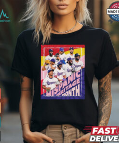 Texas Rangers Celebrating Hispanic Heritage Month 2024 Poster t shirt