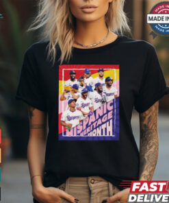 Texas Rangers Celebrating Hispanic Heritage Month Players 2024 Poster t shirt