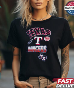 Texas Rangers Pro Standard Royal Turn It Up Dropped Shoulder T Shirt