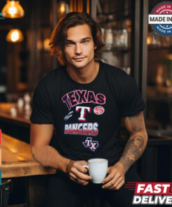 Texas Rangers Pro Standard Royal Turn It Up Dropped Shoulder T Shirt