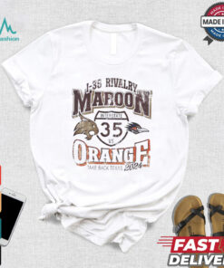 Texas State Bobcats vs UTSA Roadrunners 1 35 rivalry Maroon vs Orange take back Texas 2024 shirt