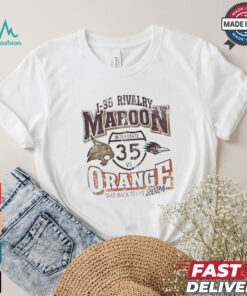 Texas State Bobcats vs UTSA Roadrunners 1 35 rivalry Maroon vs Orange take back Texas 2024 shirt