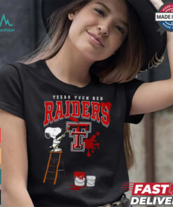 Texas Tech Red Raiders Snoopy Painting Shirt