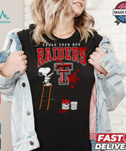 Texas Tech Red Raiders Snoopy Painting Shirt