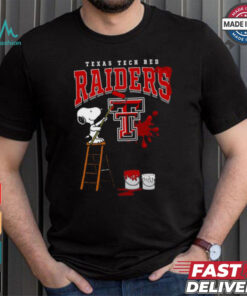 Texas Tech Red Raiders Snoopy Painting Shirt