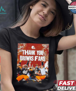 Thank you Cleveland Browns Fans shirt