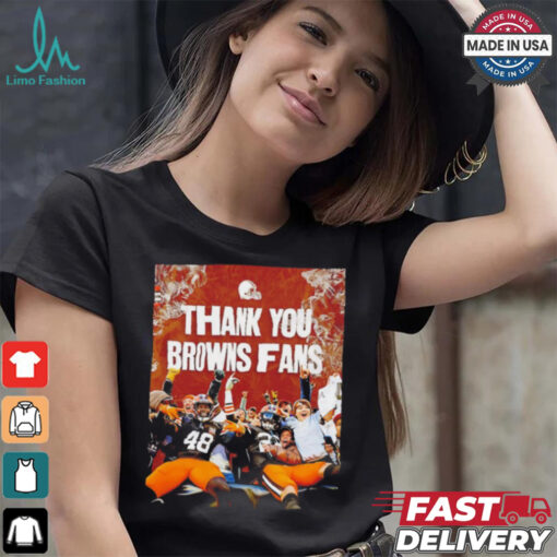 Thank you Cleveland Browns Fans shirt