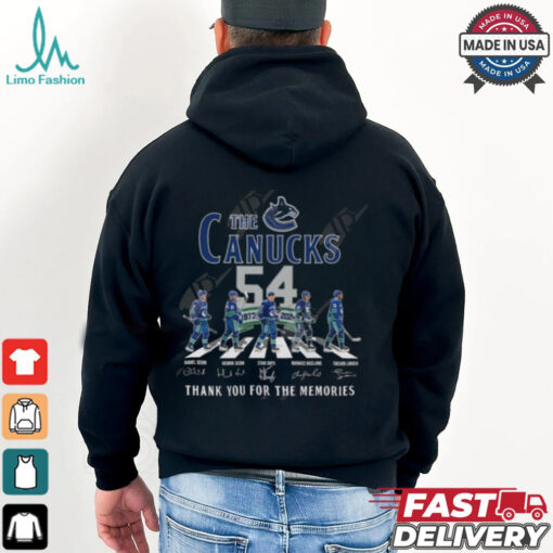 The Canucks 54 Years Of 1970 2024 Thank You For The Memories T Shirt