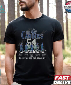 The Canucks 54 Years Of 1970 2024 Thank You For The Memories T Shirt