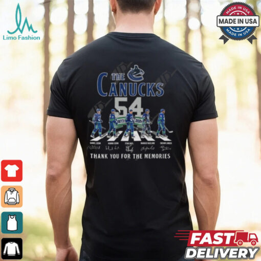 The Canucks 54 Years Of 1970 2024 Thank You For The Memories T Shirt