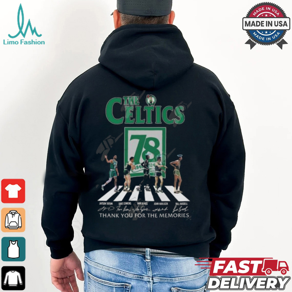 The Celtics 78 Years Of 1968 2024 Boston Celtics Thank You For The Memories T Shirt The Celtics 78 Years Of 1968 2024 Boston Celtics Thank You For The Memories T Shirt