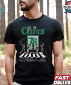 The Celtics 78 Years Of 1968 2024 Boston Celtics Thank You For The Memories T Shirt, hoodie, sweater, long sleeve and tank top The Celtics 78 Years Of 1968 2024 Boston Celtics Thank You For The Memories T Shirt