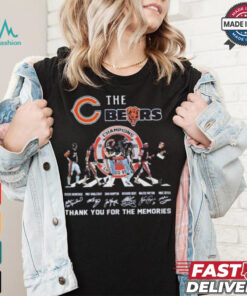 The Chicago Bears Champions Thank You For The Memories T Shirt
