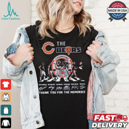 The Chicago Bears Champions Thank You For The Memories T Shirt