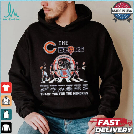 The Chicago Bears Champions Thank You For The Memories T Shirt