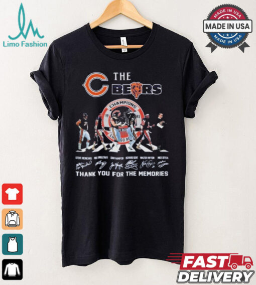 The Chicago Bears Champions Thank You For The Memories T Shirt