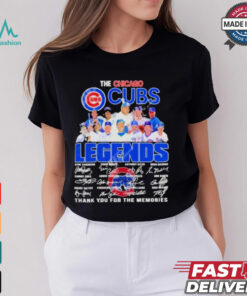The Chicago Cubs Legends Thank You For The Memories T Shirt