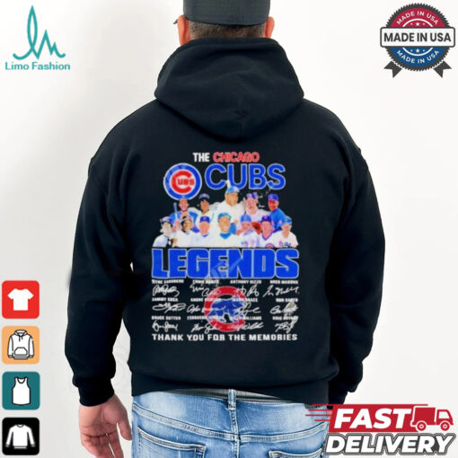 The Chicago Cubs Legends Thank You For The Memories T Shirt