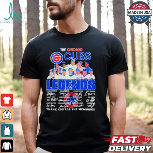 The Chicago Cubs Legends Thank You For The Memories T Shirt