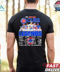 The Chicago Cubs Legends Thank You For The Memories T Shirt