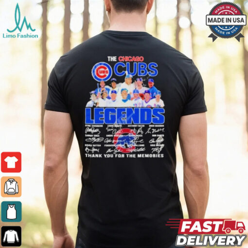 The Chicago Cubs Legends Thank You For The Memories T Shirt