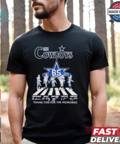The Cowboys 65 Years Of 1960 2025 Thank You For The Memories T Shirt