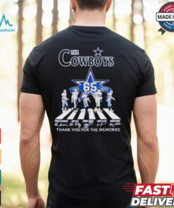 The Cowboys 65 Years Of 1960 2025 Thank You For The Memories T Shirt