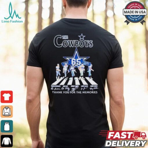 The Cowboys 65 Years Of 1960 2025 Thank You For The Memories T Shirt