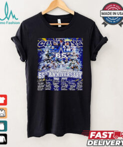 The Dallas Cowboys 65th anniversary 1960 2025 signatures shirt