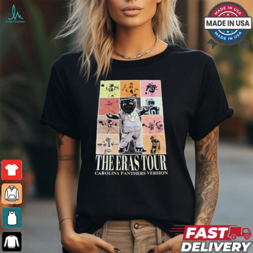 The Eras Tour Carolina Panthers Version retro t shirt