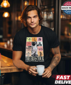 The Eras Tour Carolina Panthers Version retro t shirt