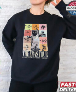 The Eras Tour Carolina Panthers Version retro t shirt