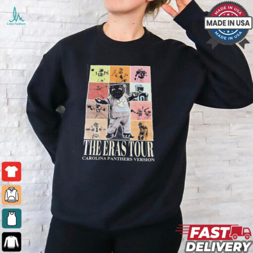 The Eras Tour Carolina Panthers Version retro t shirt