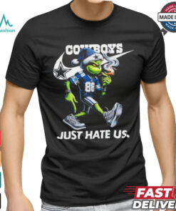 The Grinch X Dallas Cowboys Nike Just Hate Us Christmas Shirt
