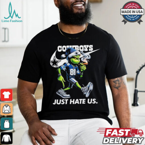 The Grinch X Dallas Cowboys Nike Just Hate Us Christmas Shirt