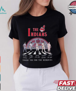 The Indians Abbey Road 130 Years Of 1894 2024 Thank You For The Memories Signatures Shirt