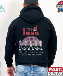 The Indians Abbey Road 130 Years Of 1894 2024 Thank You For The Memories Signatures Shirt
