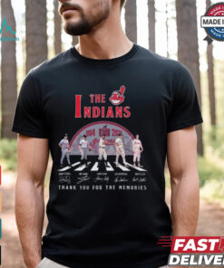 The Indians Abbey Road 130 Years Of 1894 2024 Thank You For The Memories Signatures Shirt