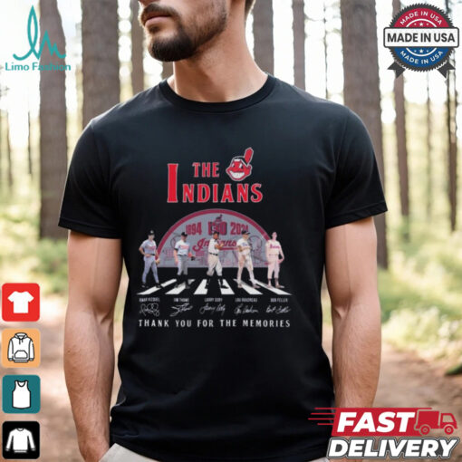 The Indians Abbey Road 130 Years Of 1894 2024 Thank You For The Memories Signatures Shirt