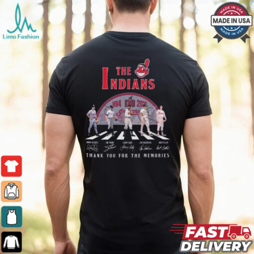 The Indians Abbey Road 130 Years Of 1894 2024 Thank You For The Memories Signatures Shirt