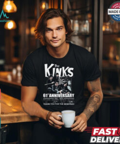 The Kinks 2024 61st anniversary thank you for the memories shirt